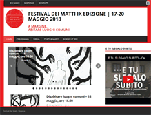 Tablet Screenshot of festivaldeimatti.org